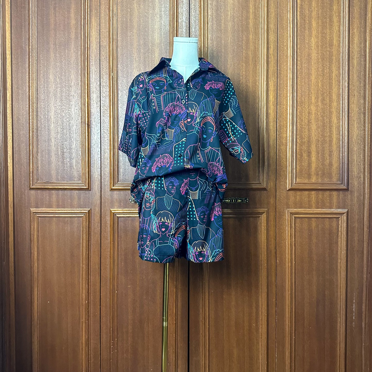 Lalune Blouse and Shorts Matching Set