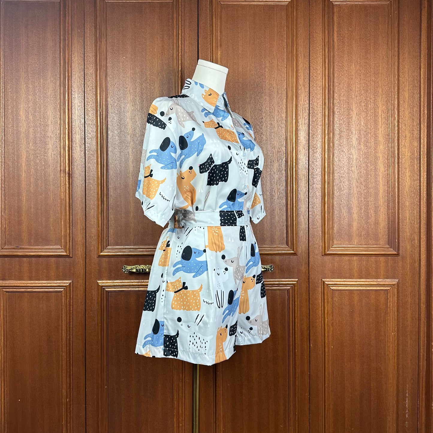 Lalune Blouse and Shorts Matching Set