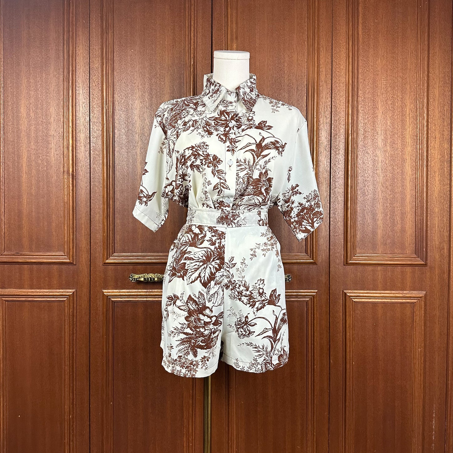 Lalune Blouse and Shorts Matching Set